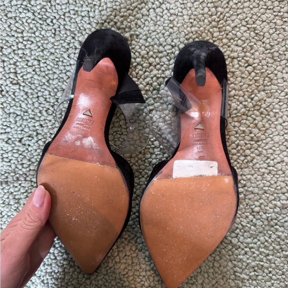 SCHUTZ

SIONNE MULE BLACK SUEDE/VINYL - Picture 6 of 10